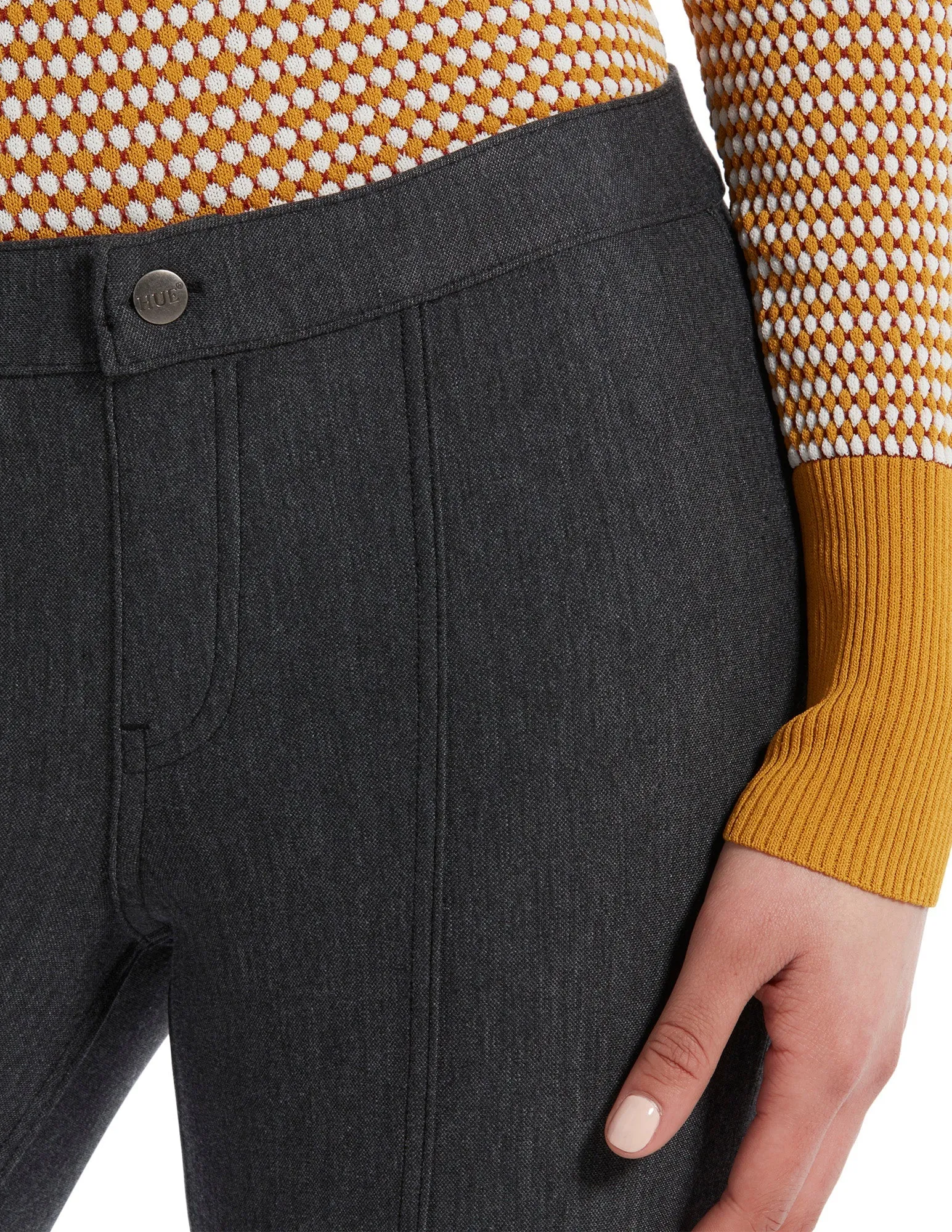 Pintucked Tweed 7/8 Leggings sold by HUE product image thumbnail 3