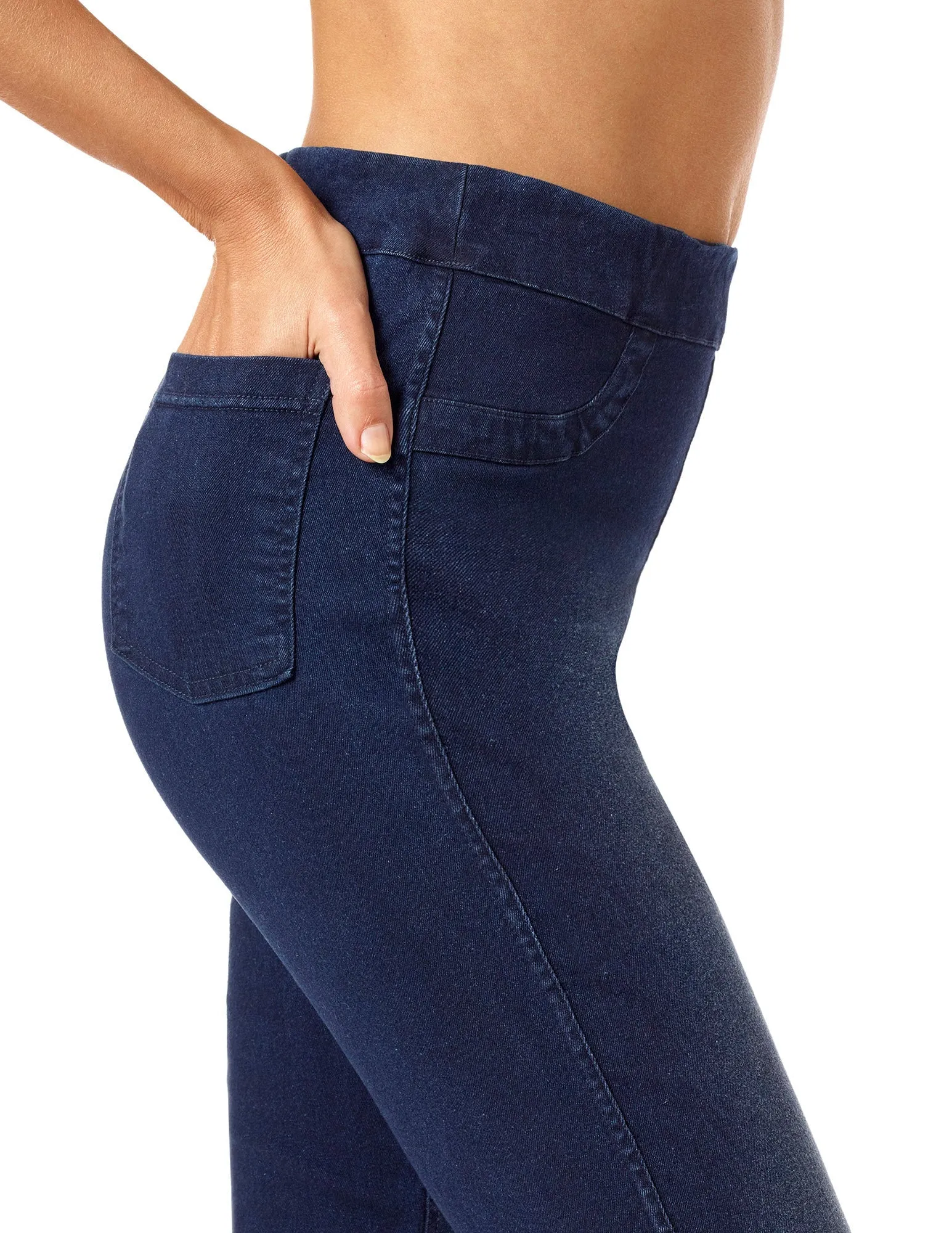 Solid Reversible Denim Legging sold by HUE product image thumbnail 4
