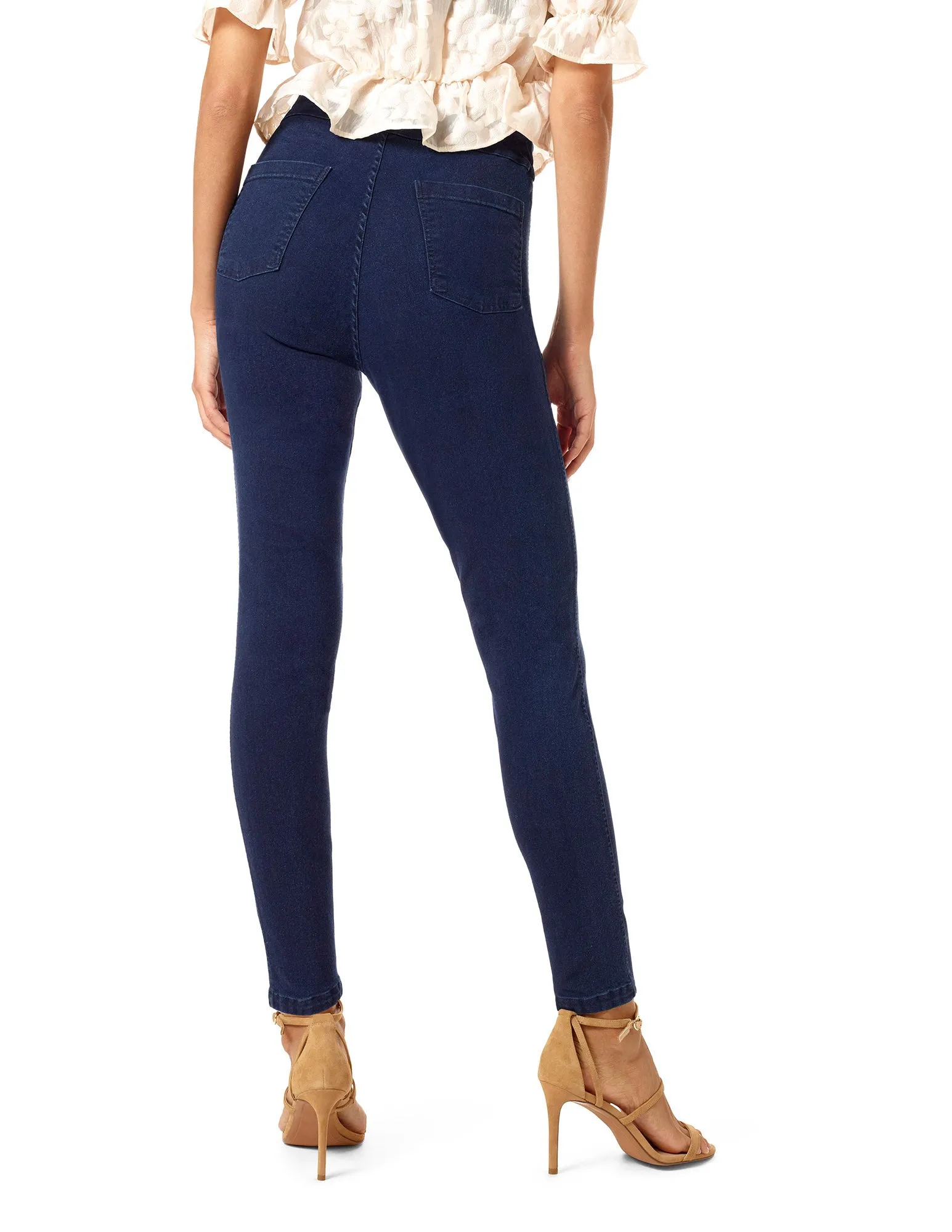 Solid Reversible Denim Legging sold by HUE product image thumbnail 3