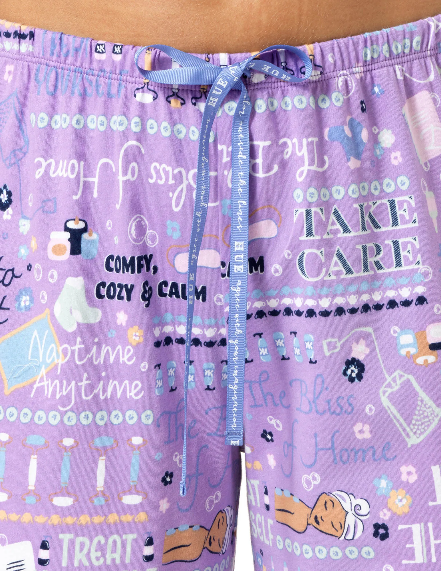 Self Care Mantras PJ Capri sold by HUE product image thumbnail 3