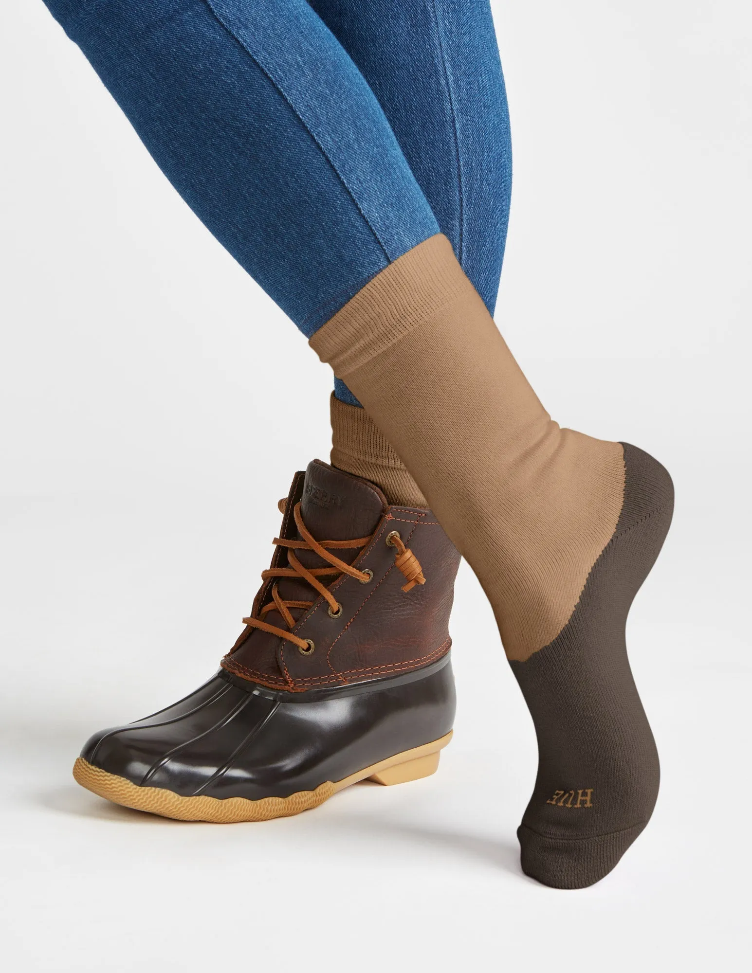 Duck Boot Sock 2pr Pack sold by HUE