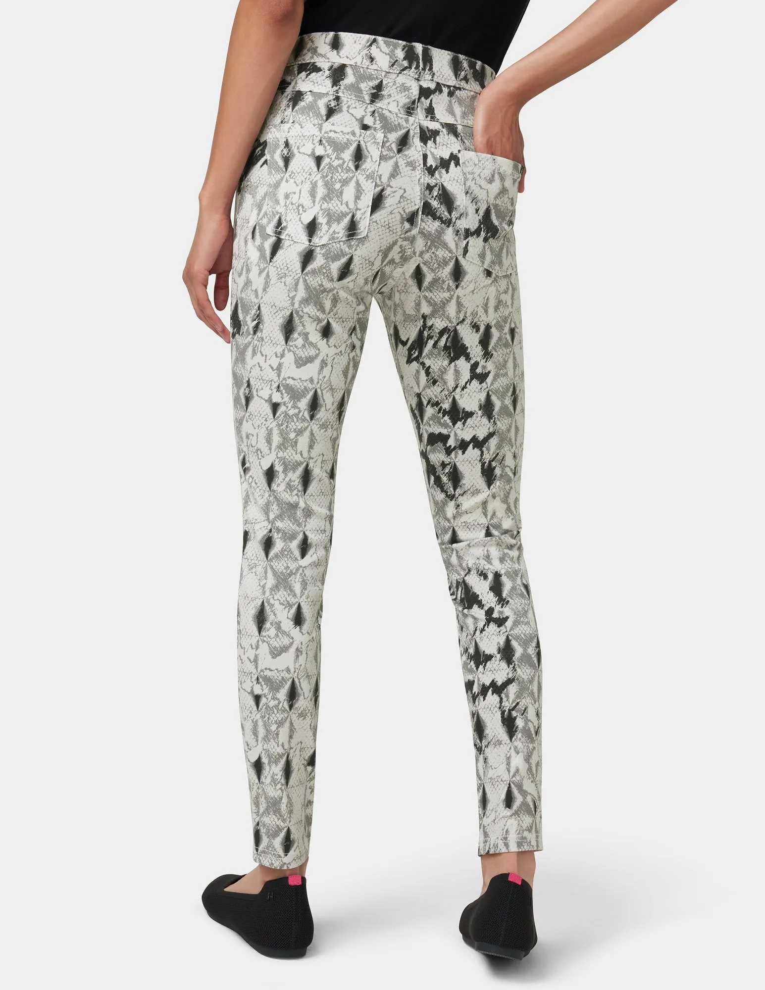 Snake Skin Denim Legging sold by HUE product image thumbnail 3