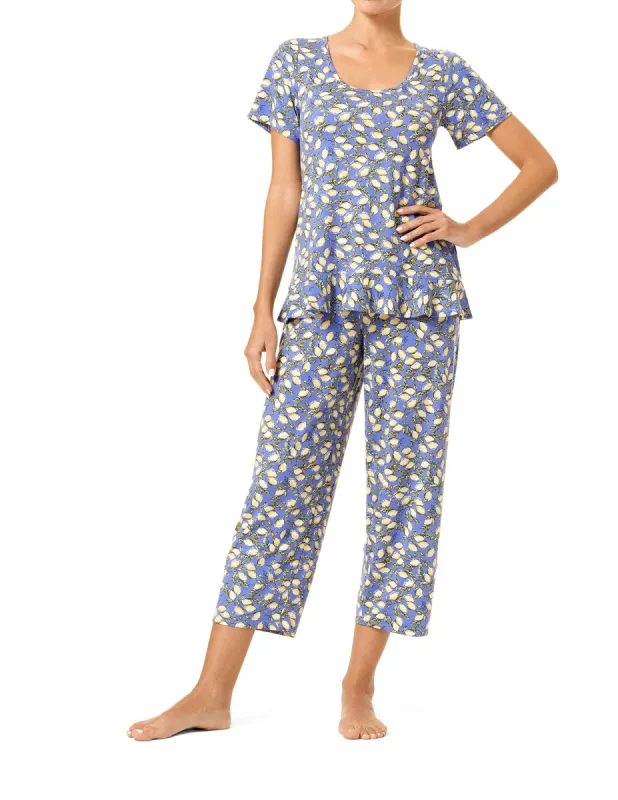 Flounce Tee PJ Set sold by HUE
