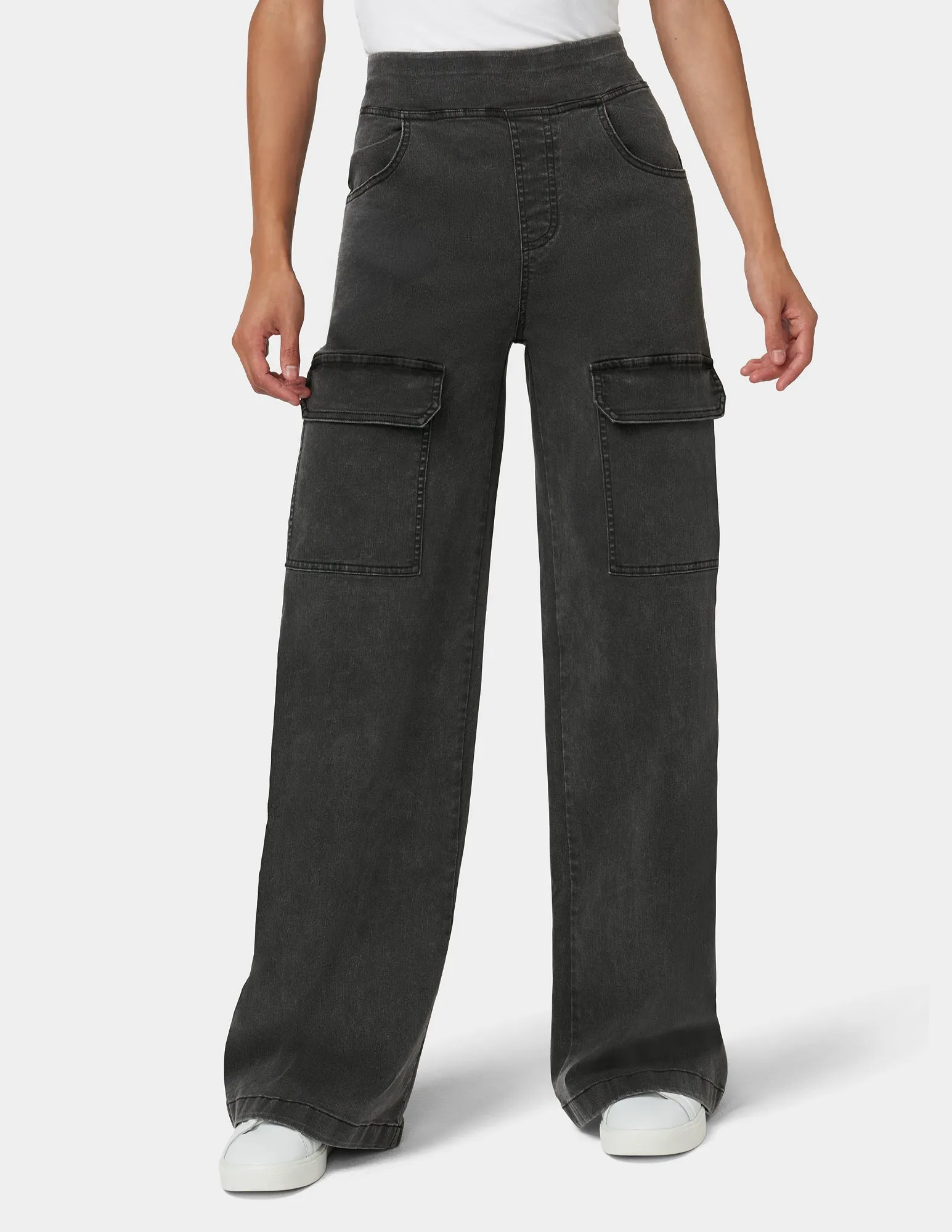 Wide Leg Denim Cargo sold by HUE product image thumbnail 2