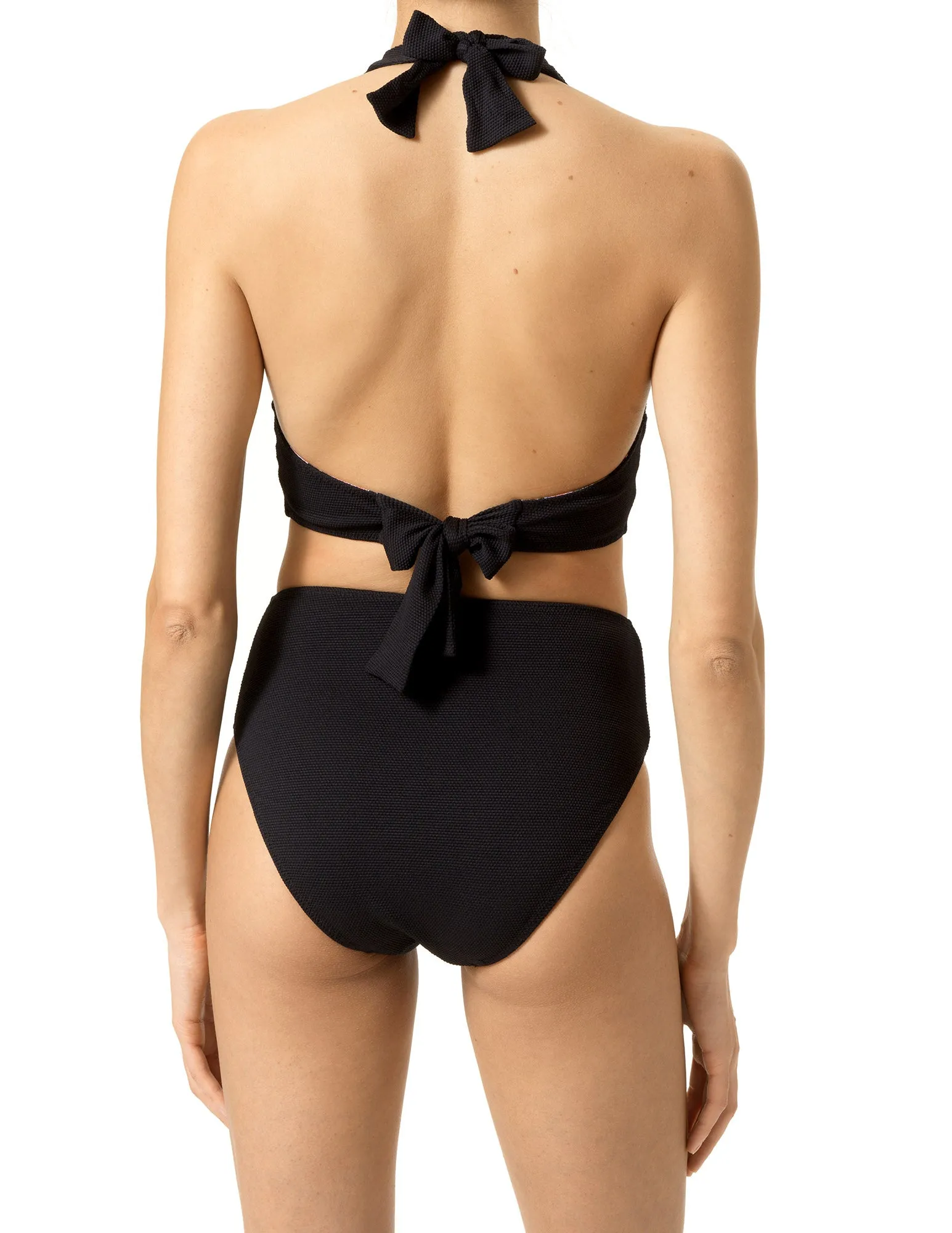 Tropical Breeze Reversible Halter Bikini Top sold by HUE product image thumbnail 4