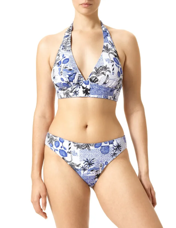 Ocean City Reversible Halter Bikini Top sold by HUE