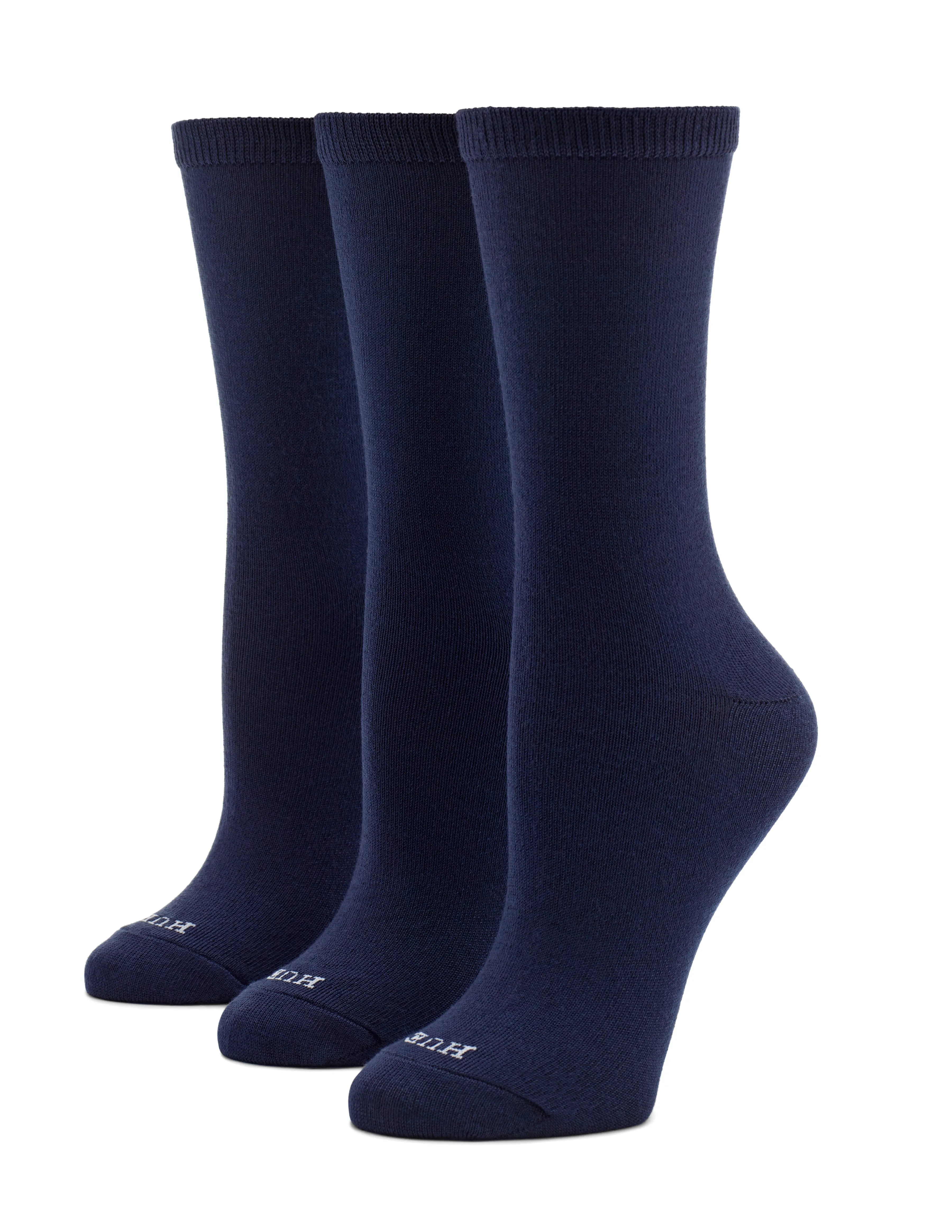 Super Soft Crew Sock 3 Pair Pack sold by HUE