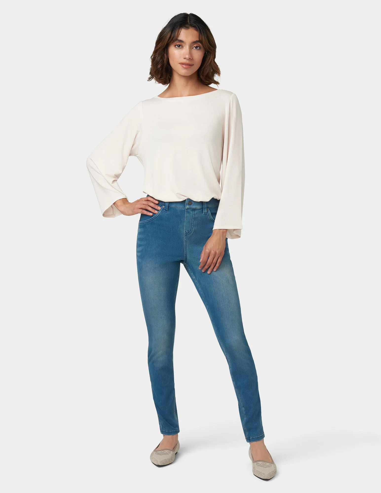 Ultra Soft Denim Legging sold by HUE