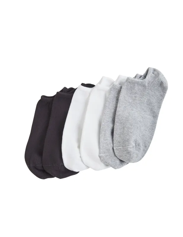 Cotton No Show Liner Socks 6 pack sold by HUE