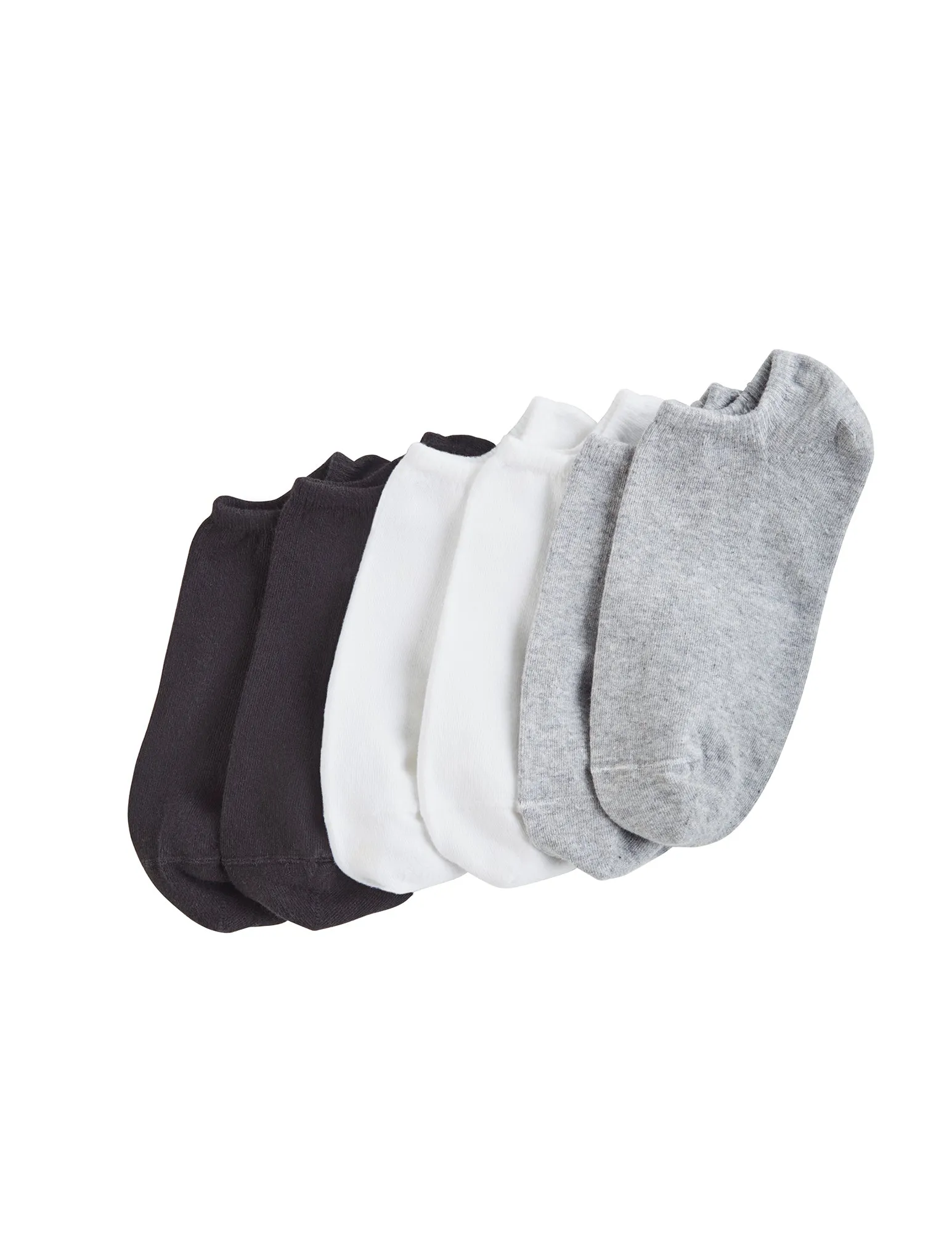 Cotton No Show Liner Socks 6 pack sold by HUE