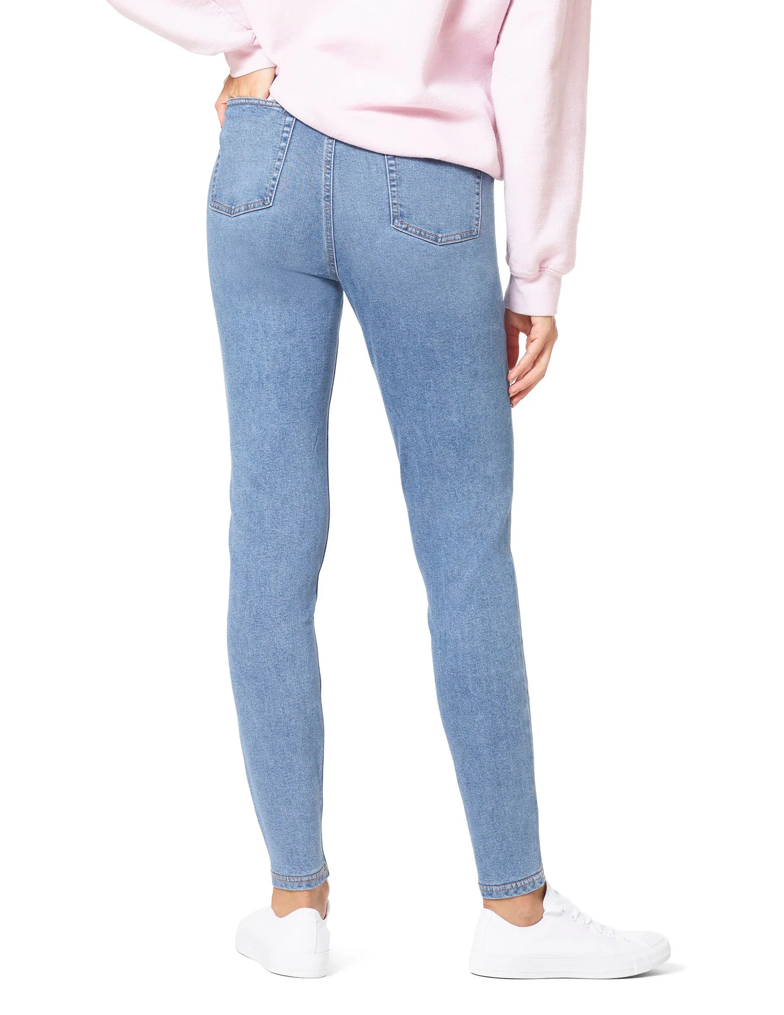 Flannel Lined Denim Leggings sold by HUE product image thumbnail 2