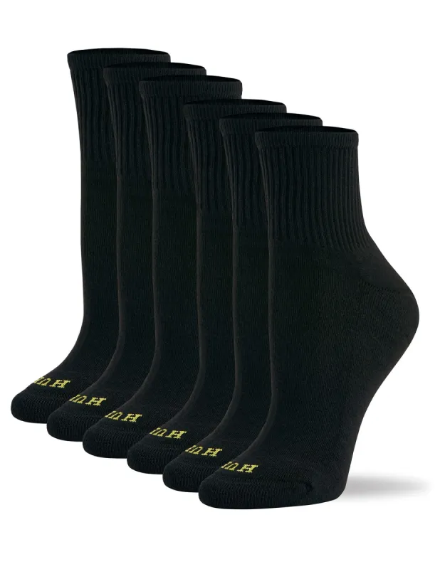 Sport Mini Crew Sock 6 Pair Pack sold by HUE