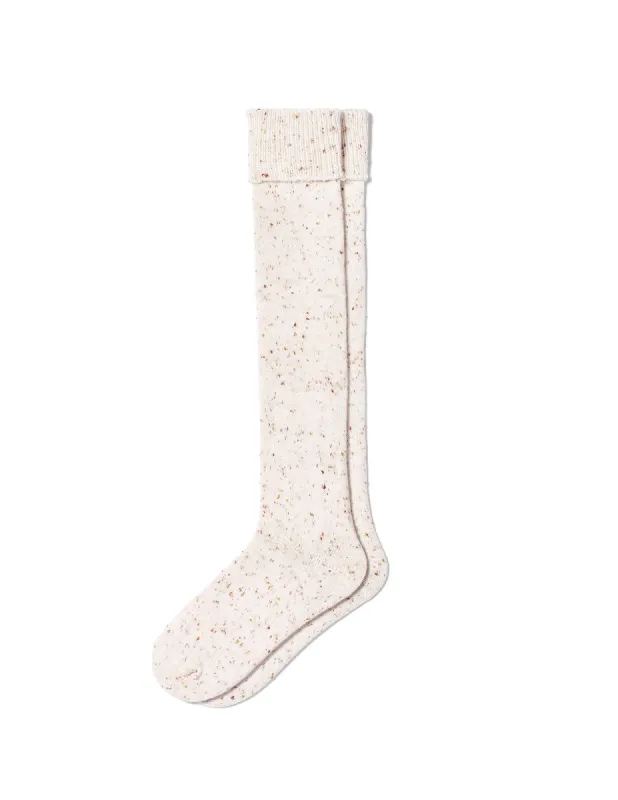 Cuffed Tweed Knee Sock sold by HUE