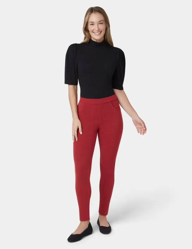 Butter Twill Jean Style Legging sold by HUE