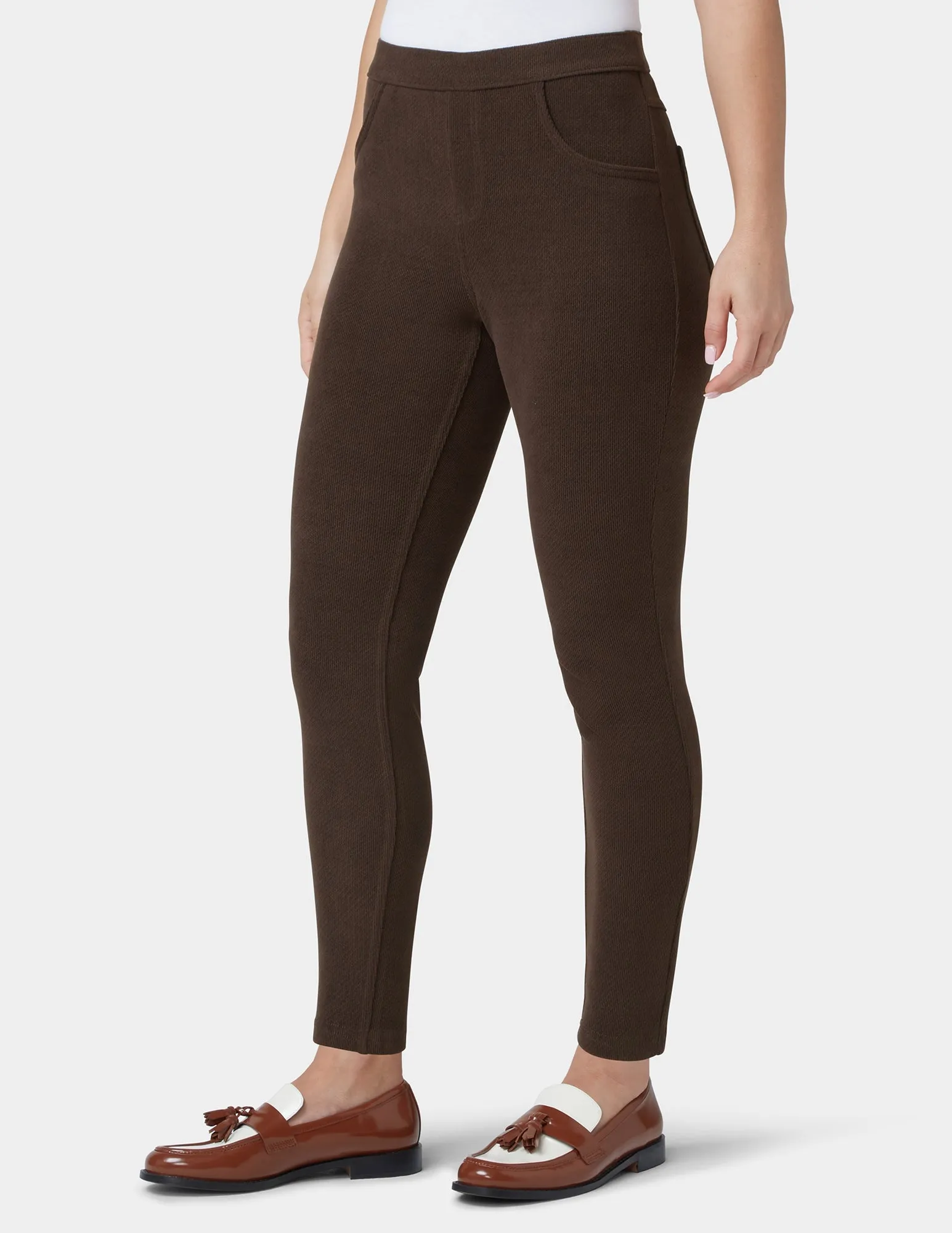 Butter Twill Jean Style Legging sold by HUE product image thumbnail 4
