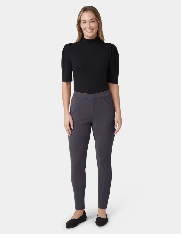 Butter Twill Jean Style Legging sold by HUE