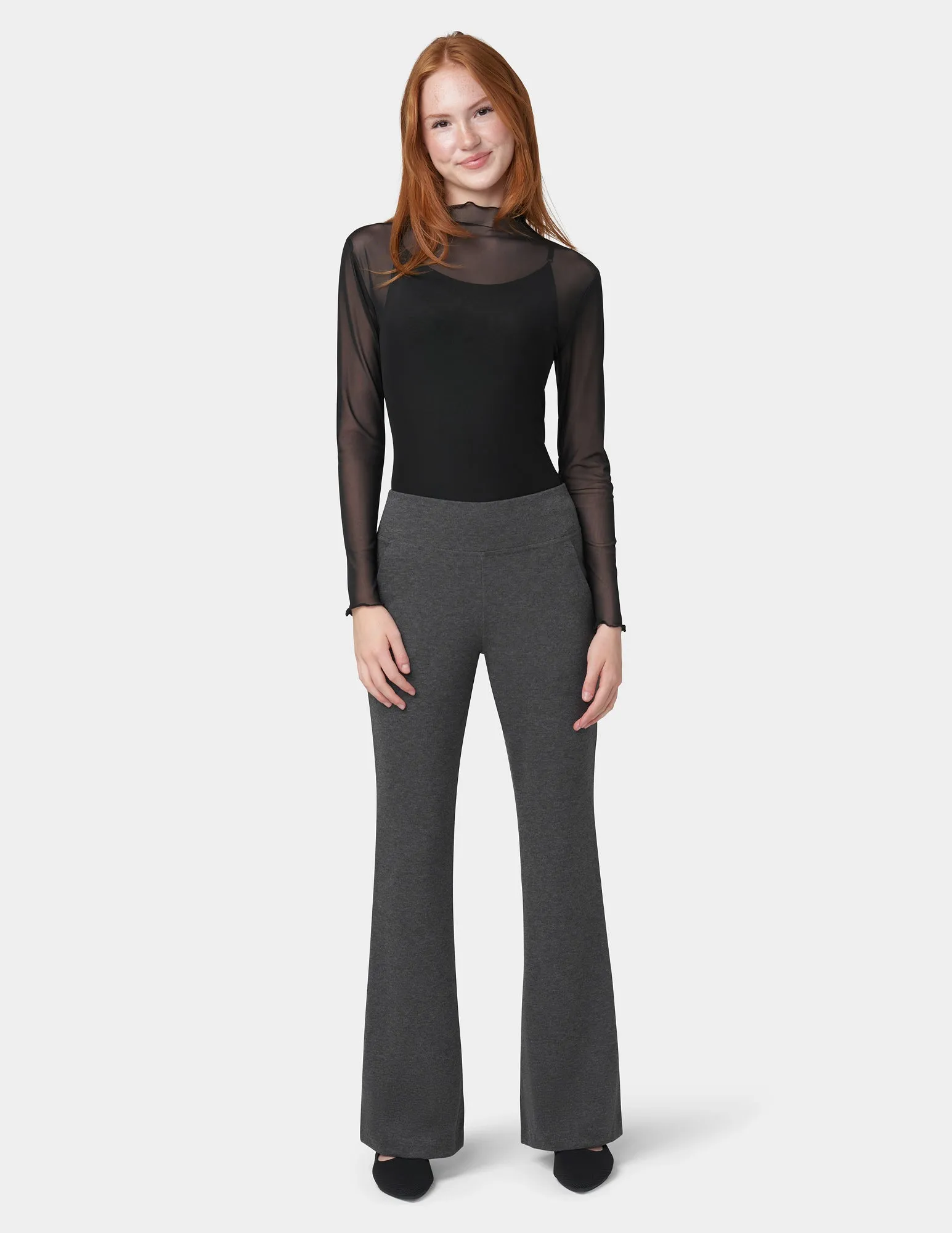 Pull-On Flare Pant sold by HUE