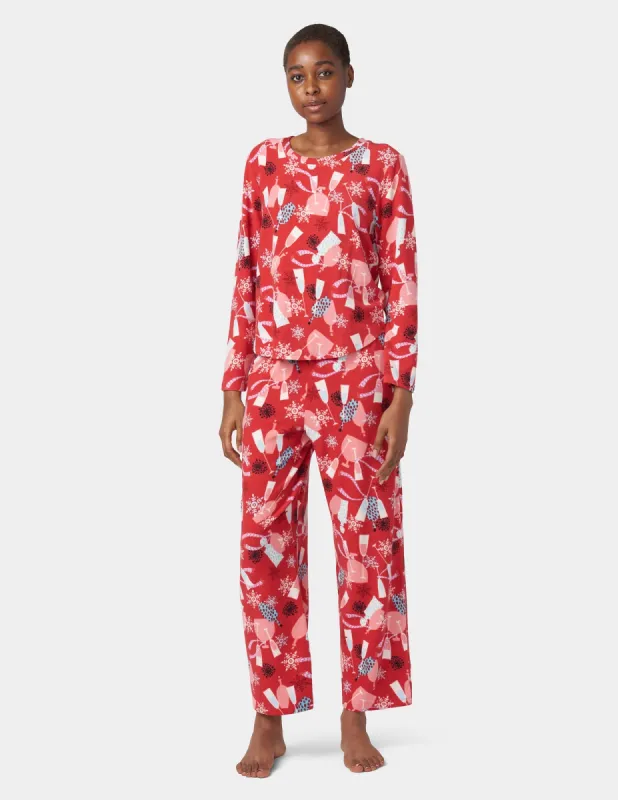Waffle Fleece PJ Set sold by HUE