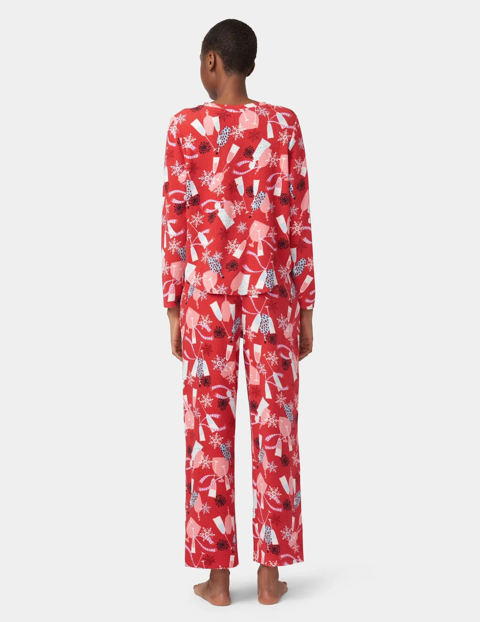 Waffle Fleece PJ Set sold by HUE product image thumbnail 2
