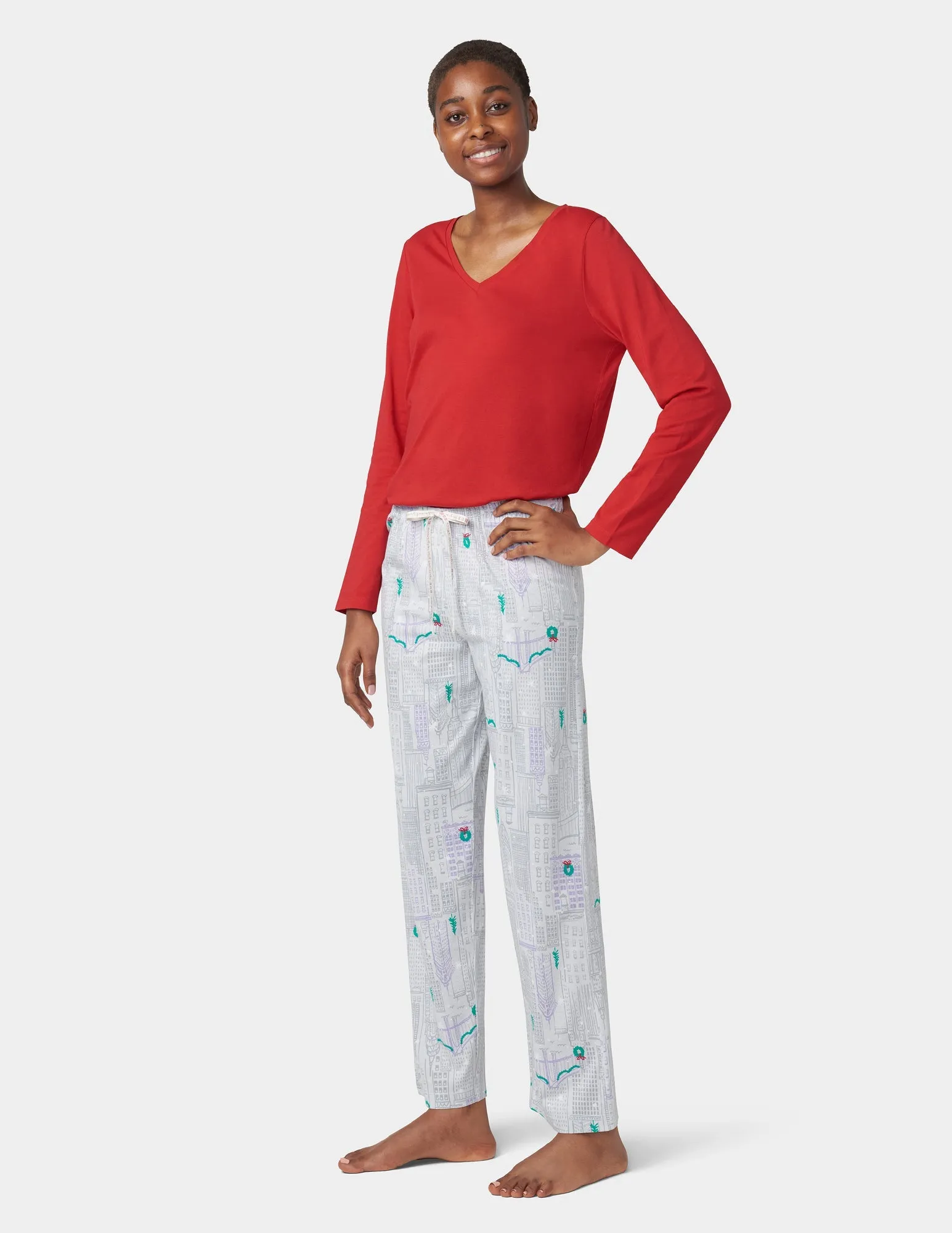 City Snowscape PJ Pant sold by HUE product image thumbnail 4