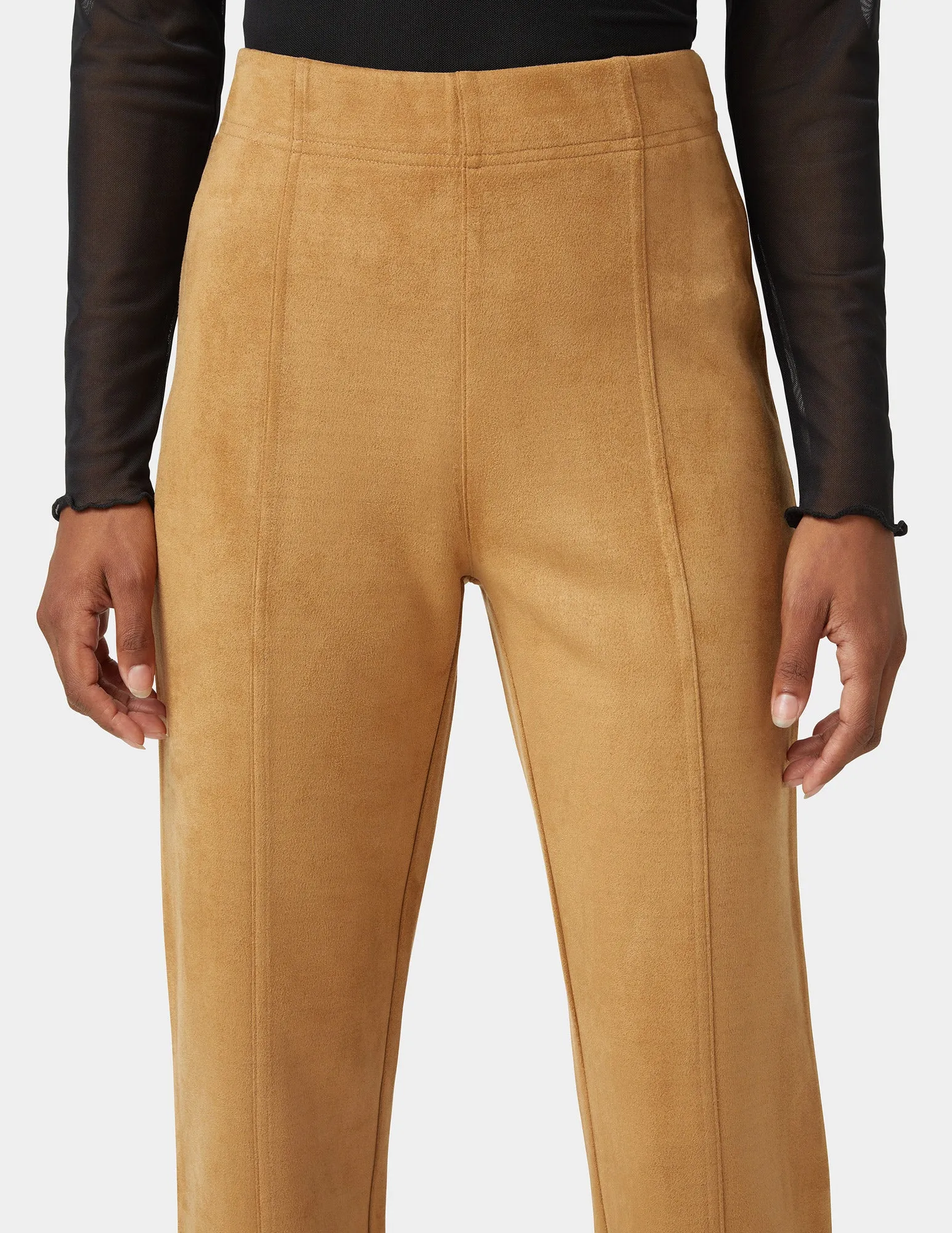 Hi-Rise Suede Straight Legging sold by HUE product image thumbnail 5