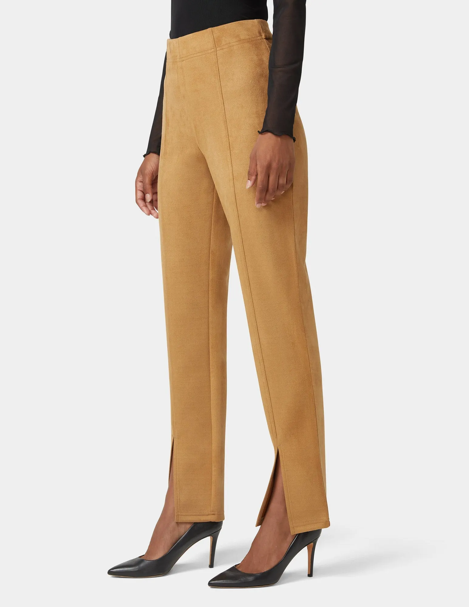 Hi-Rise Suede Straight Legging sold by HUE product image thumbnail 4