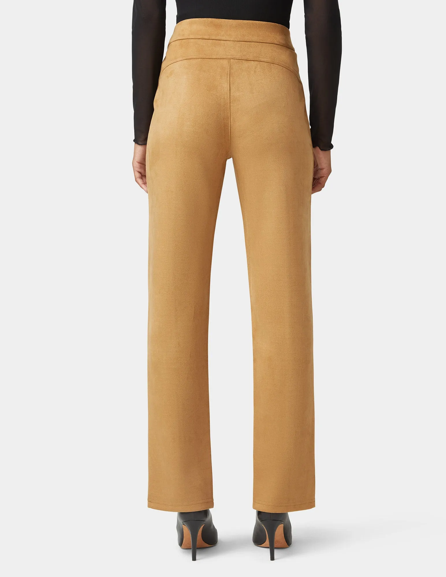 Hi-Rise Suede Straight Legging sold by HUE product image thumbnail 3