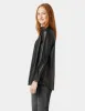 Faux Leather Shirt sold by HUE