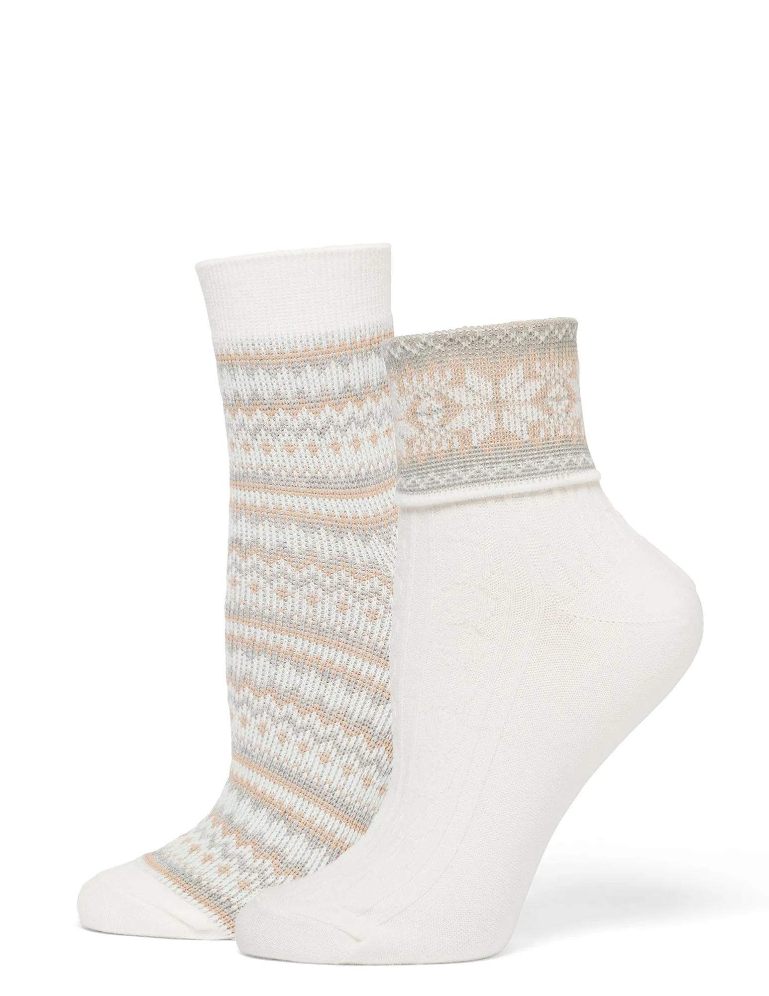 Festive Fairisle Mini Crew Duo sold by HUE product image thumbnail 2