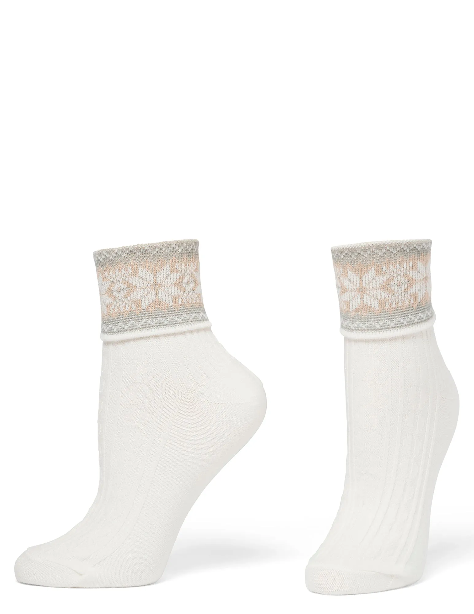 Festive Fairisle Mini Crew Duo sold by HUE product image thumbnail 3