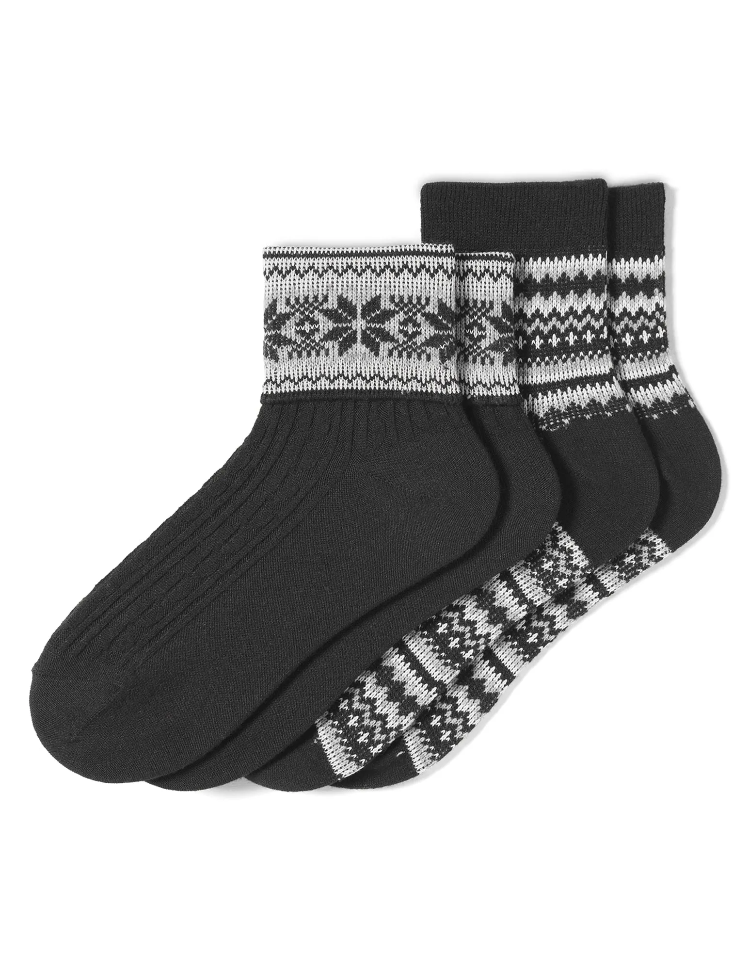 Festive Fairisle Mini Crew Duo sold by HUE