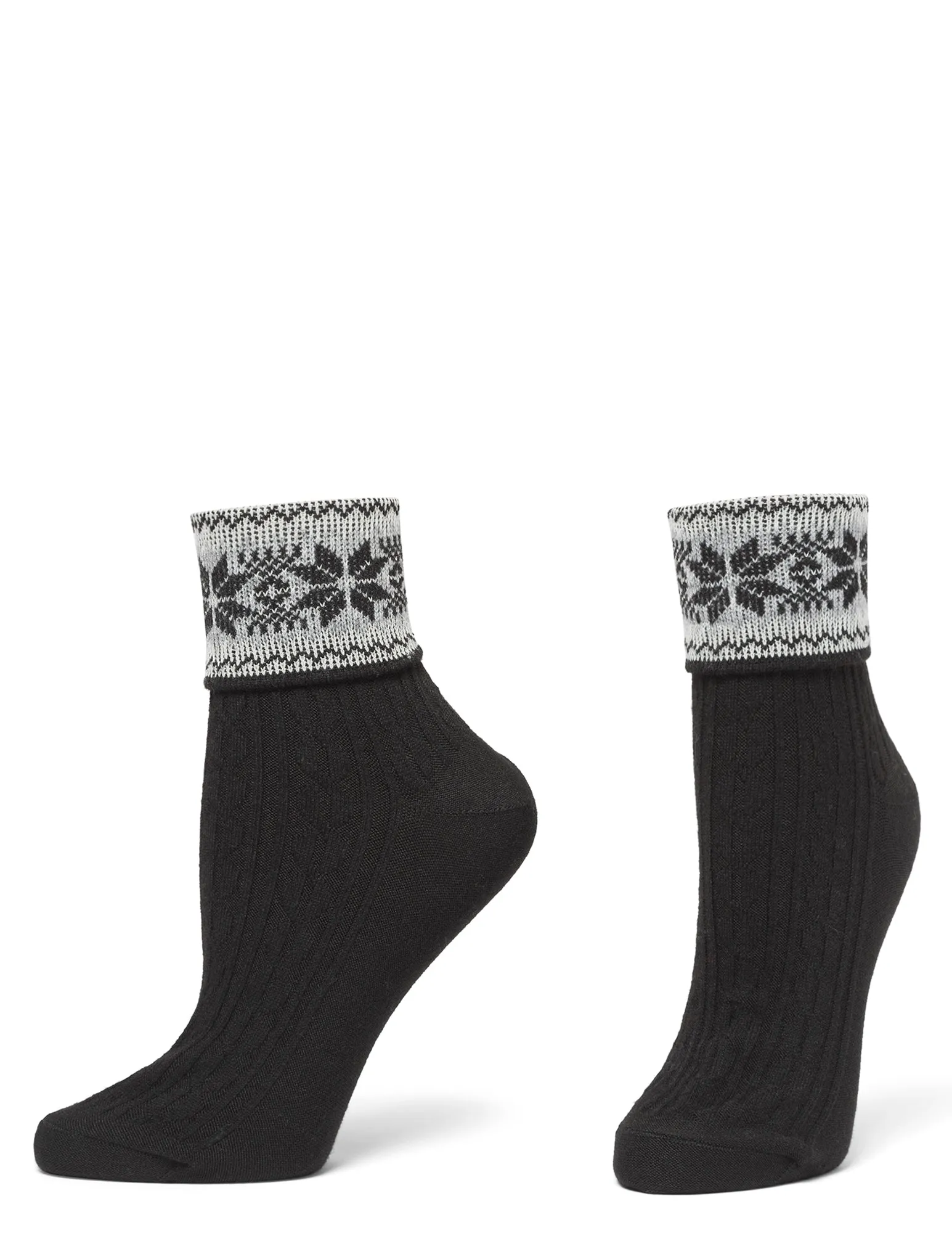 Festive Fairisle Mini Crew Duo sold by HUE product image thumbnail 3