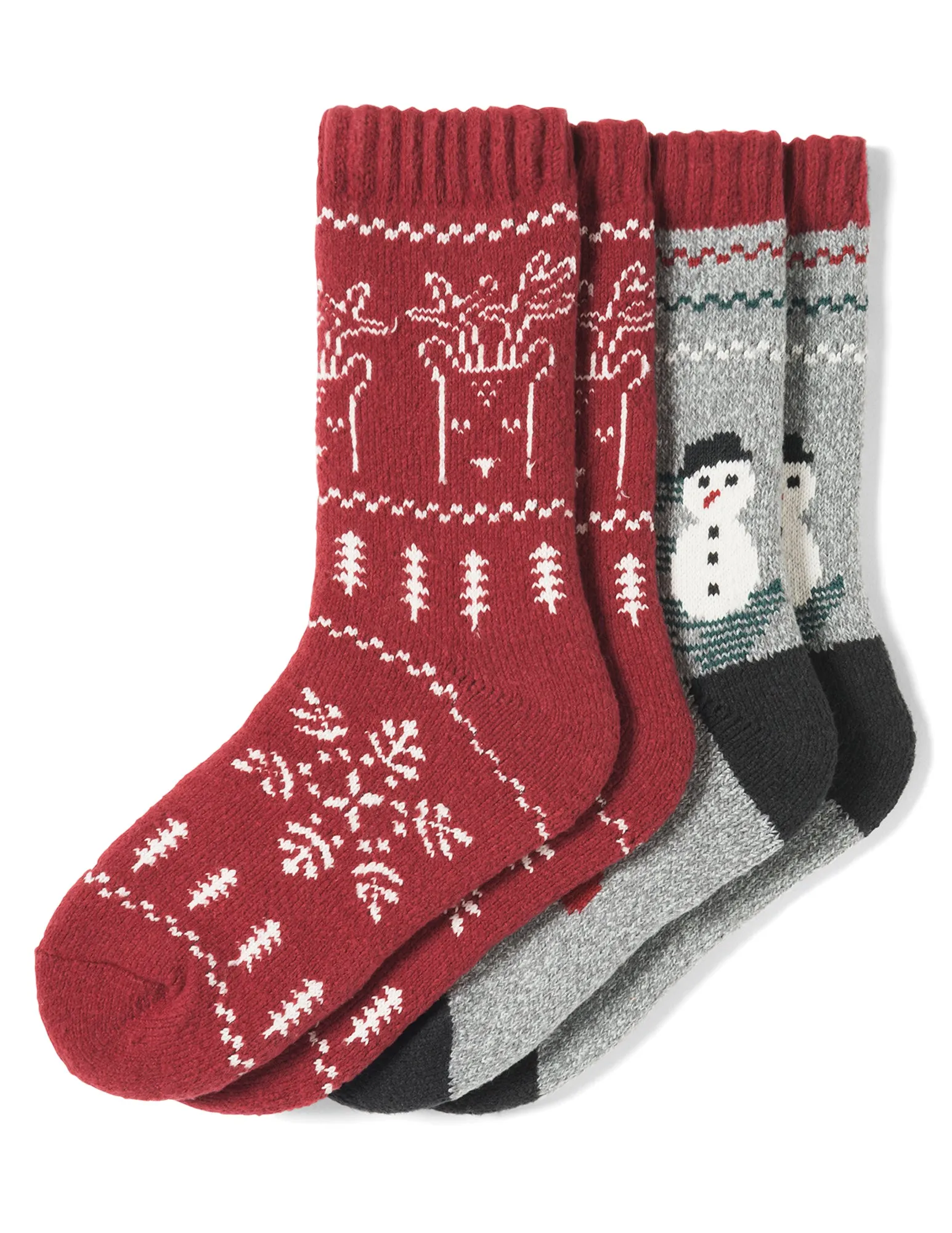 Tis The Season Cozy Crew 2 Pair Pack sold by HUE