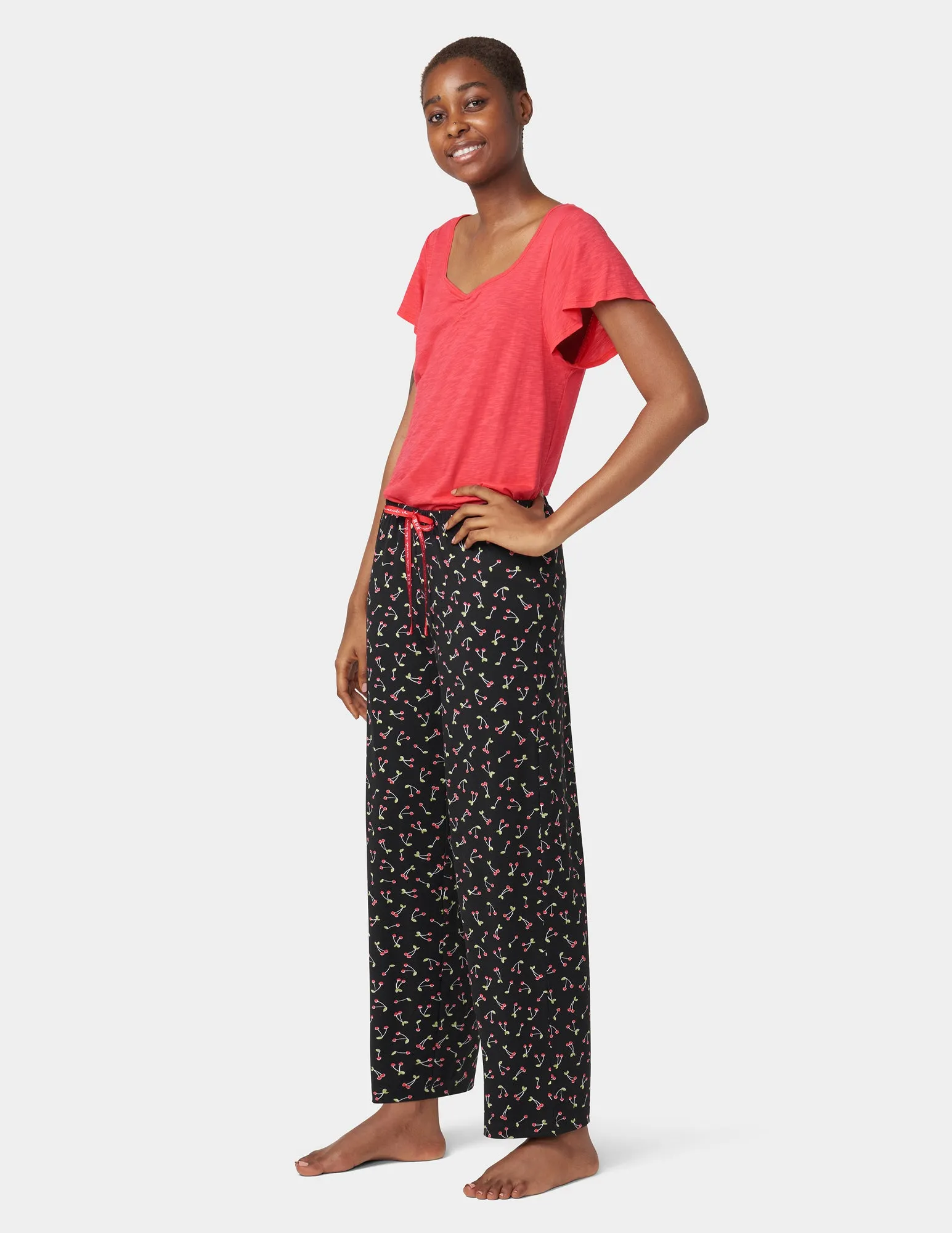 Cherry Love PJ Pant sold by HUE product image thumbnail 4