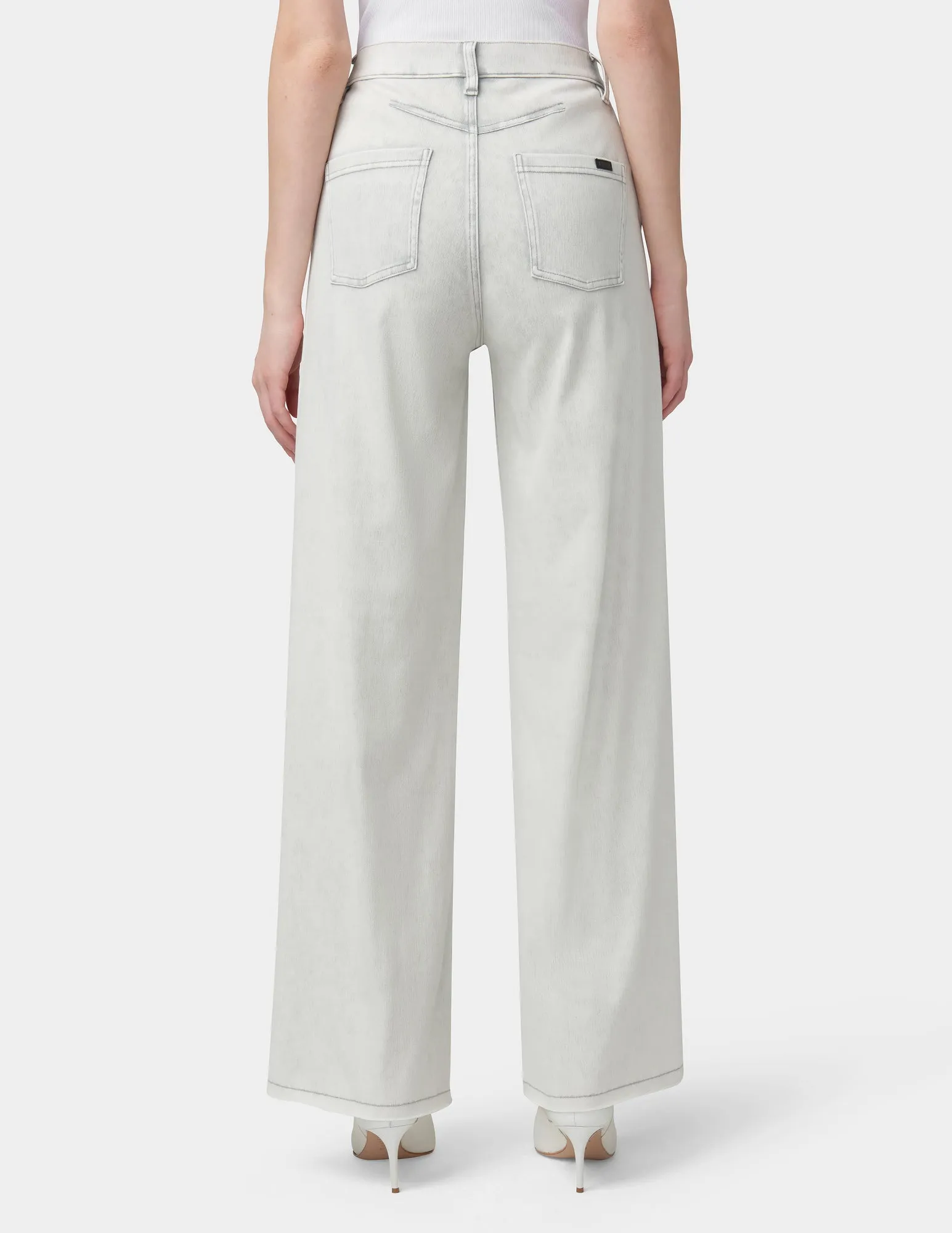 Frayed Edge Wide Leg Denim sold by HUE product image thumbnail 2