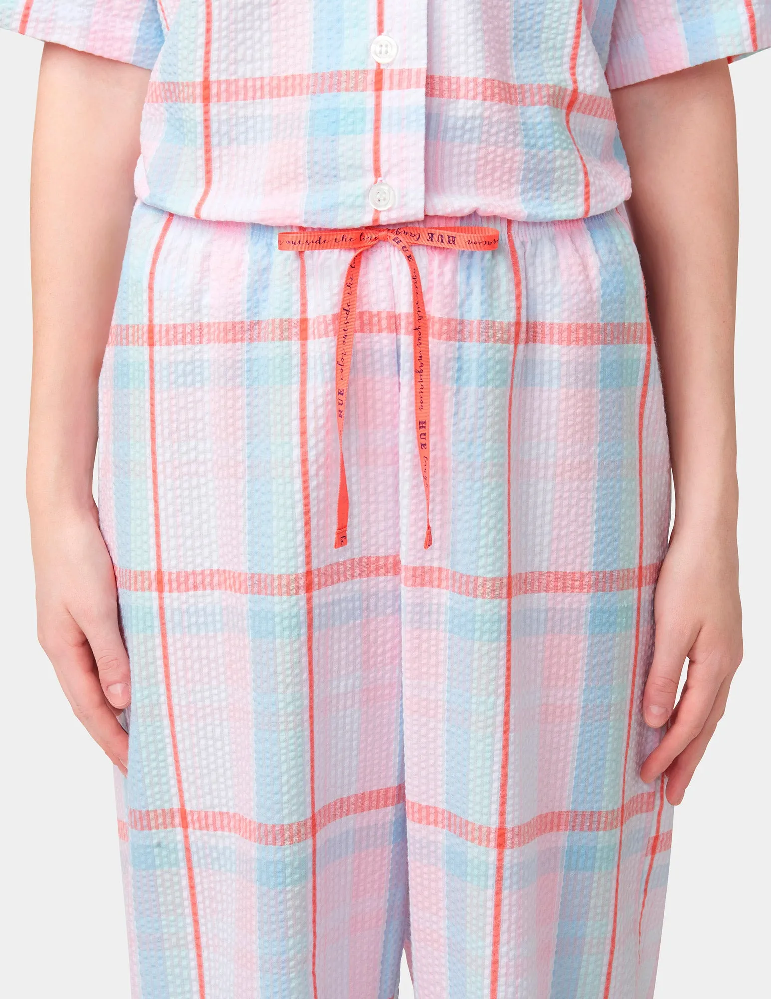 Seersucker PJ Capri sold by HUE product image thumbnail 5