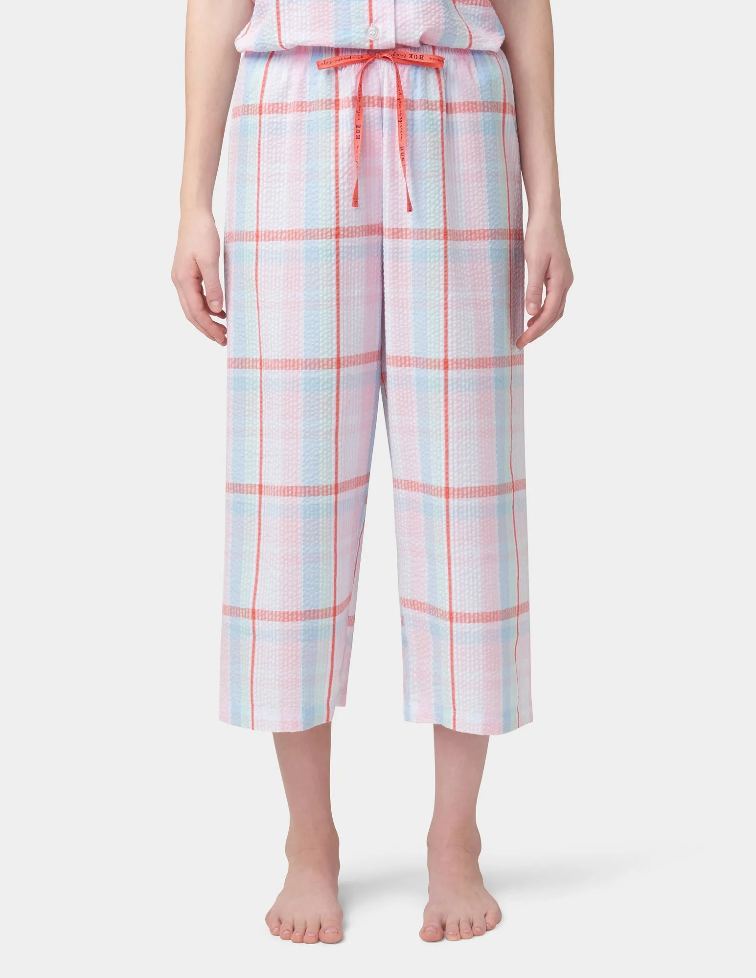 Seersucker PJ Capri sold by HUE product image thumbnail 2