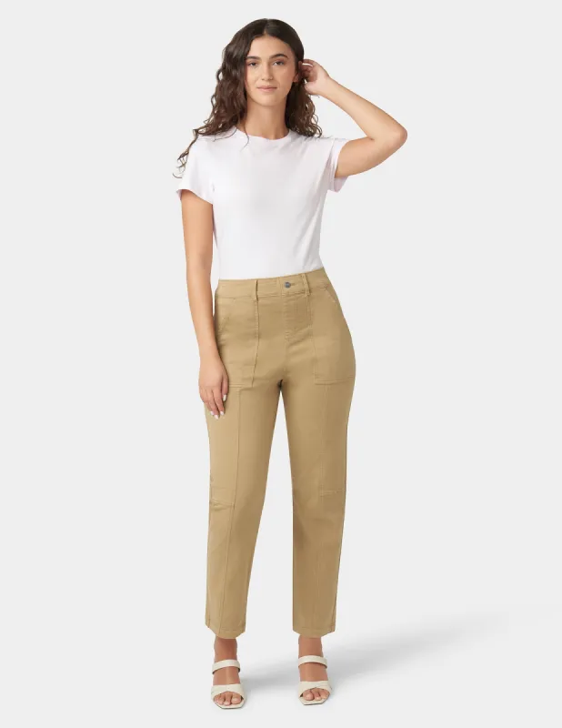 Stretch Utility Pants sold by HUE