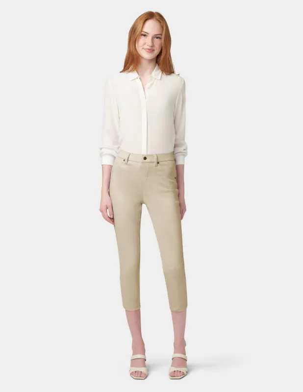 Hi-Rise Ultra Soft Denim Capri Legging sold by HUE