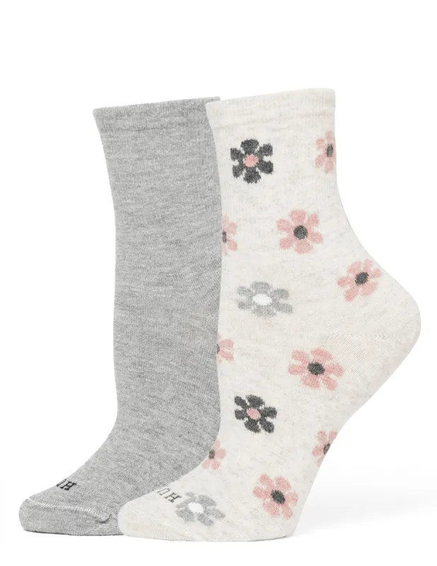 Wool Blend Mini Crew 2 Pair Pack sold by HUE