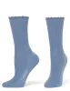 Scalloped Pointelle Crew 3 Pair Pack sold by HUE