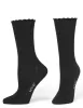 Scalloped Pointelle Crew 3 Pair Pack sold by HUE