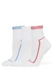 Air Cushion Mini Crew Top Socks 3 Pair Pack sold by HUE