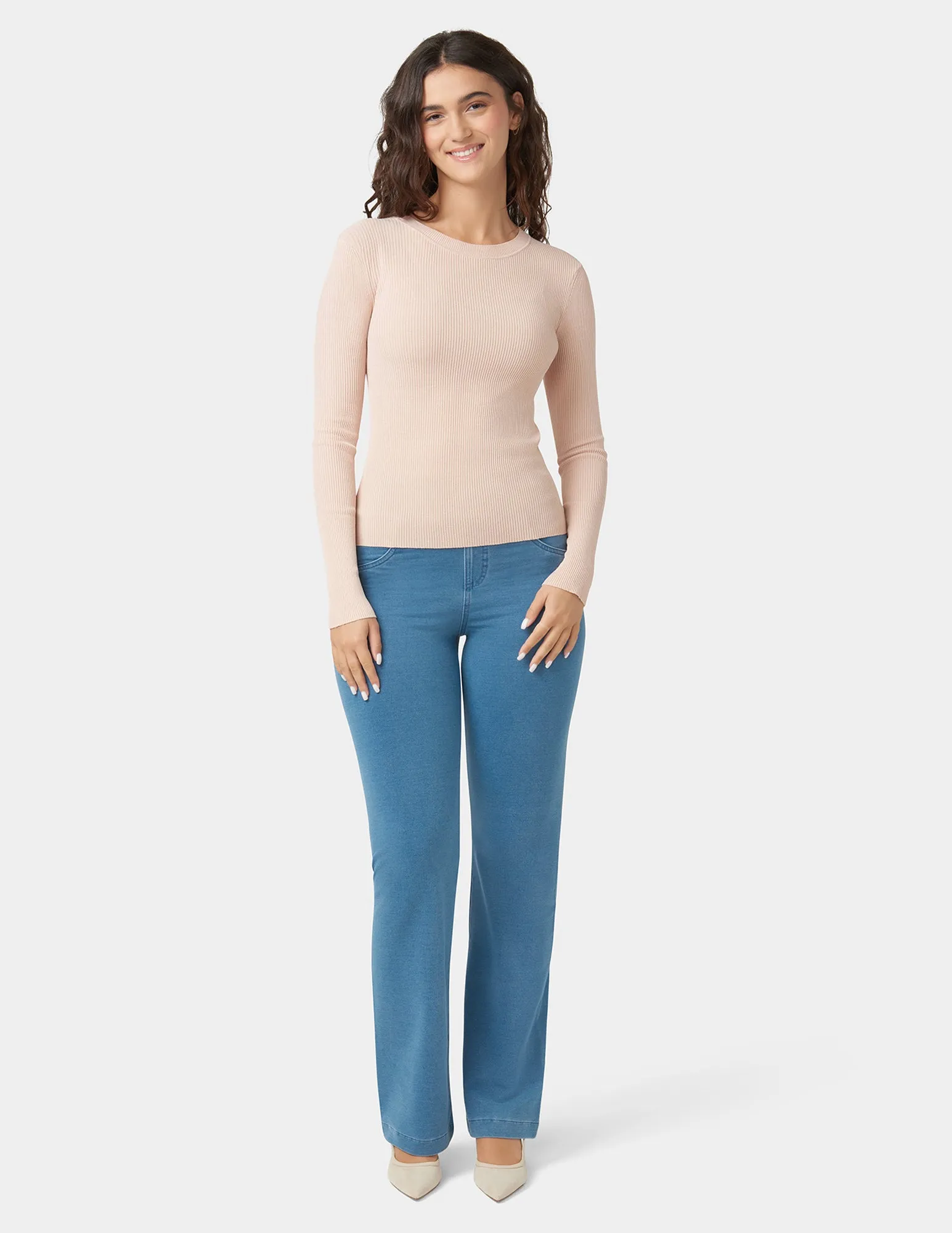 Game-Changing Hi-Rise Straight Leg Legging sold by HUE product image thumbnail 2