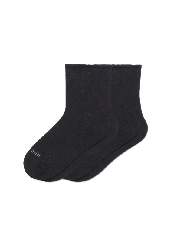 Wool Blend Mini Crew 2 Pair Pack sold by HUE