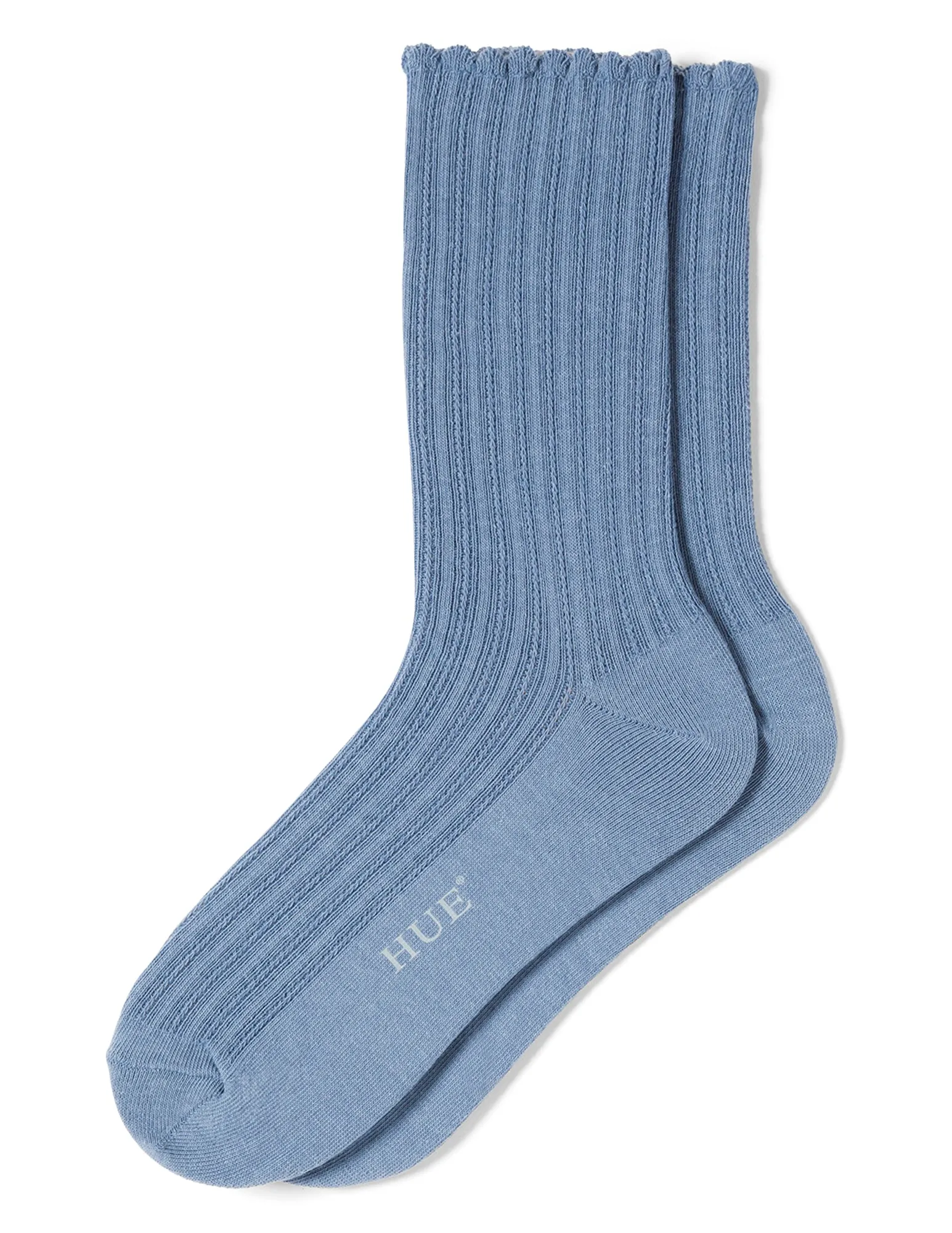 Scalloped Pointelle Sock sold by HUE product image thumbnail 2