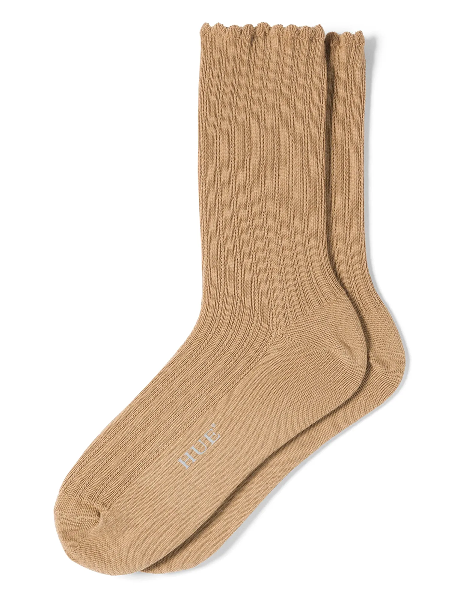Scalloped Pointelle Sock sold by HUE product image thumbnail 2