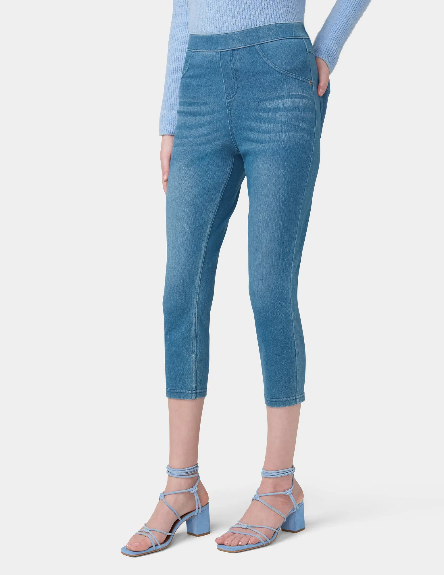 Denim Capri sold by HUE product image thumbnail 3
