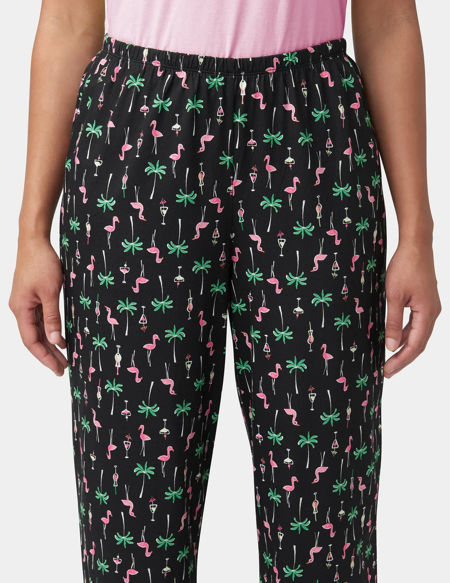 Cotton Knit Tee & Capri Set sold by HUE product image thumbnail 5