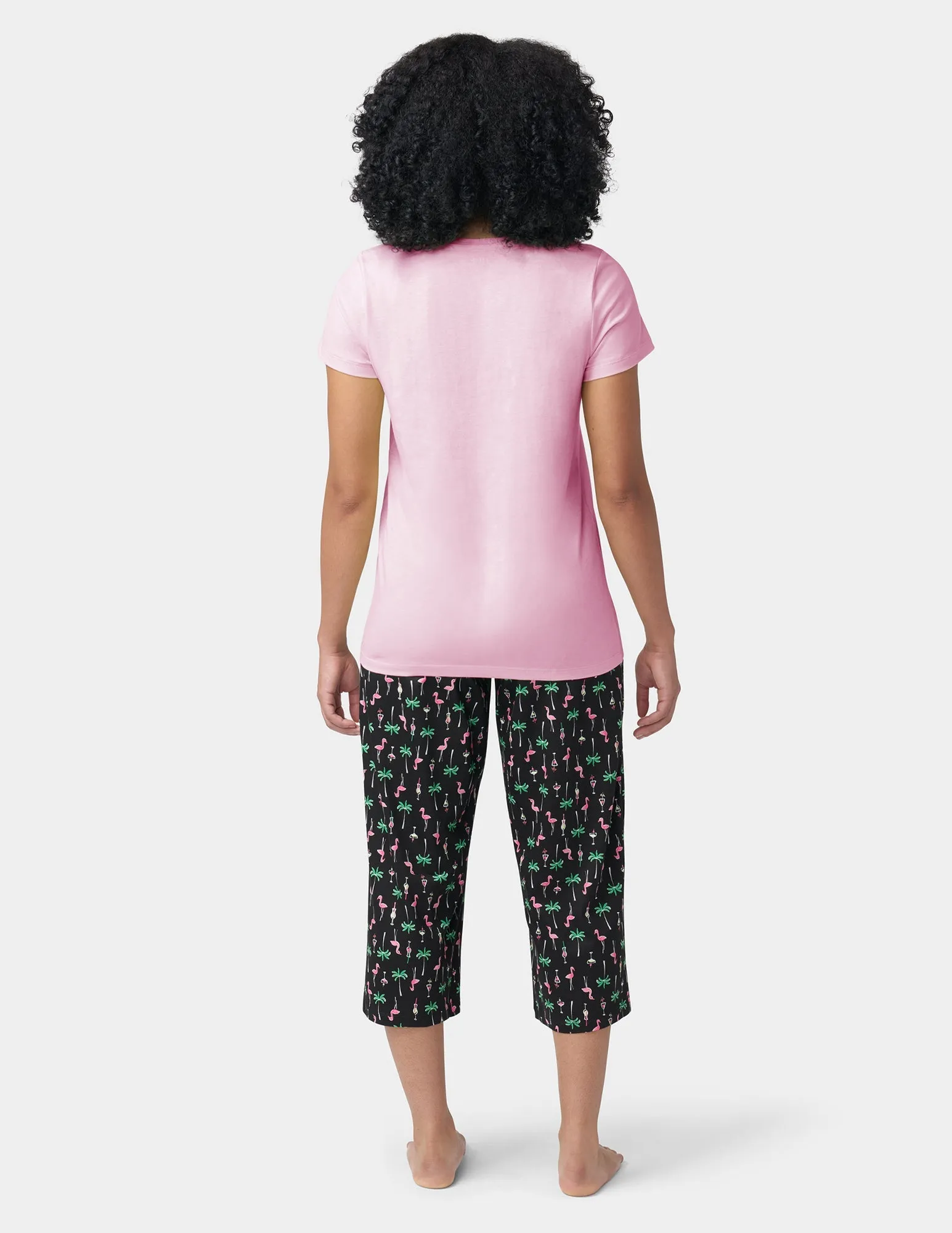 Cotton Knit Tee & Capri Set sold by HUE product image thumbnail 2